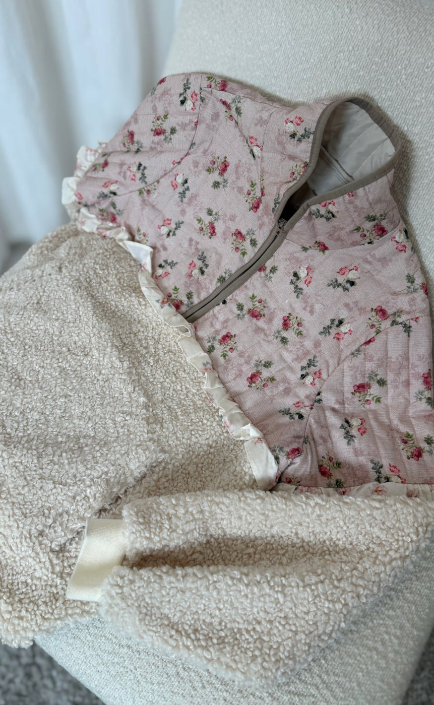 Culture Jakke - Aiko Catina Teddy - Whitecap
