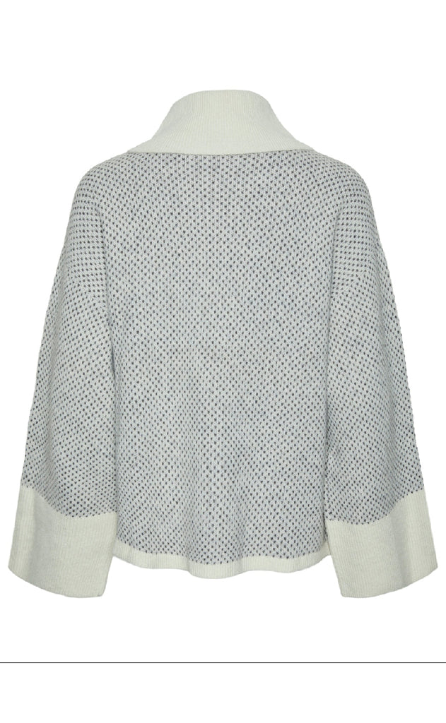 Pieces Cardigan - Nordic LS - Birch Magnet