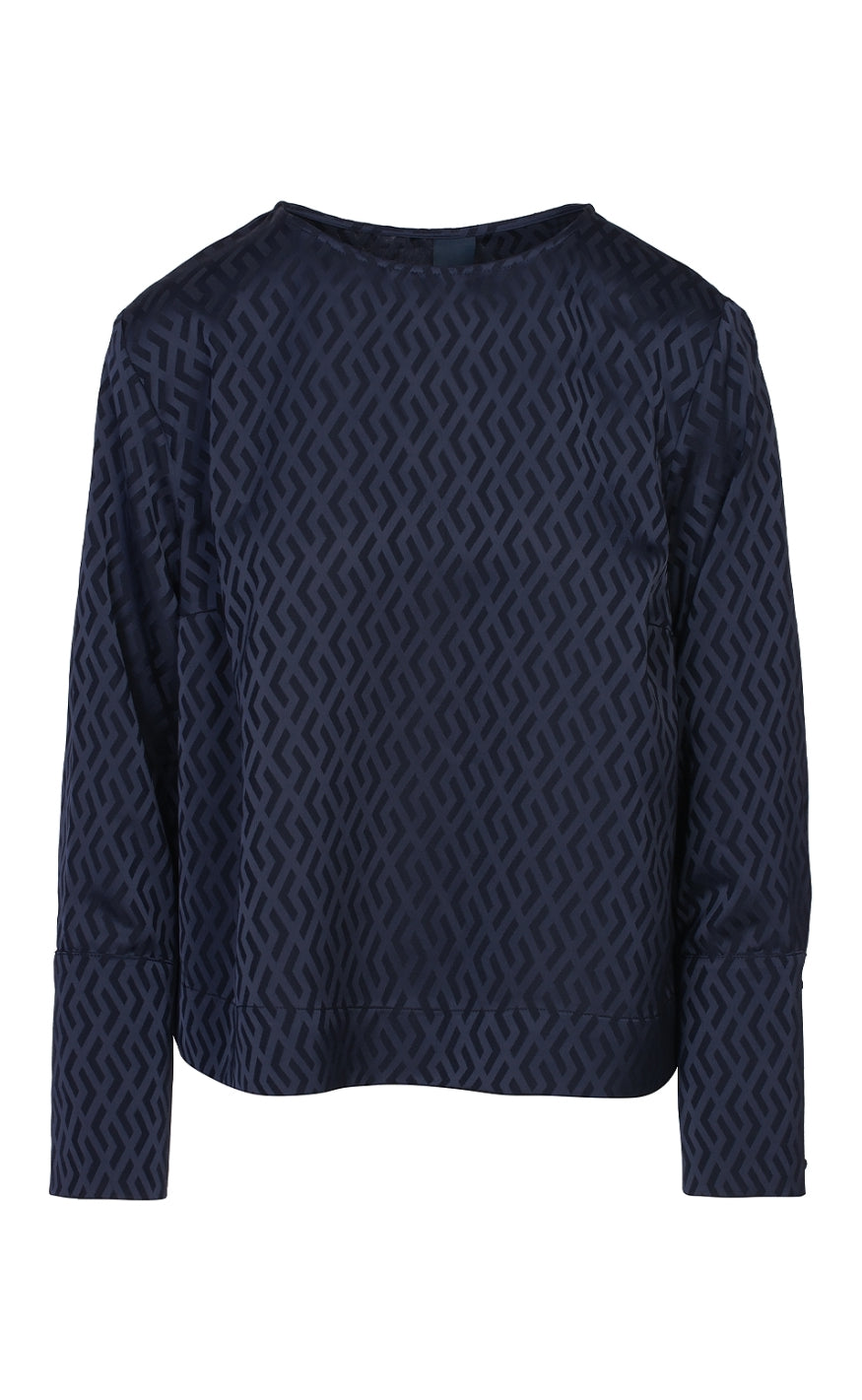 One Two Luxzuz Bluse - Albin - Navy