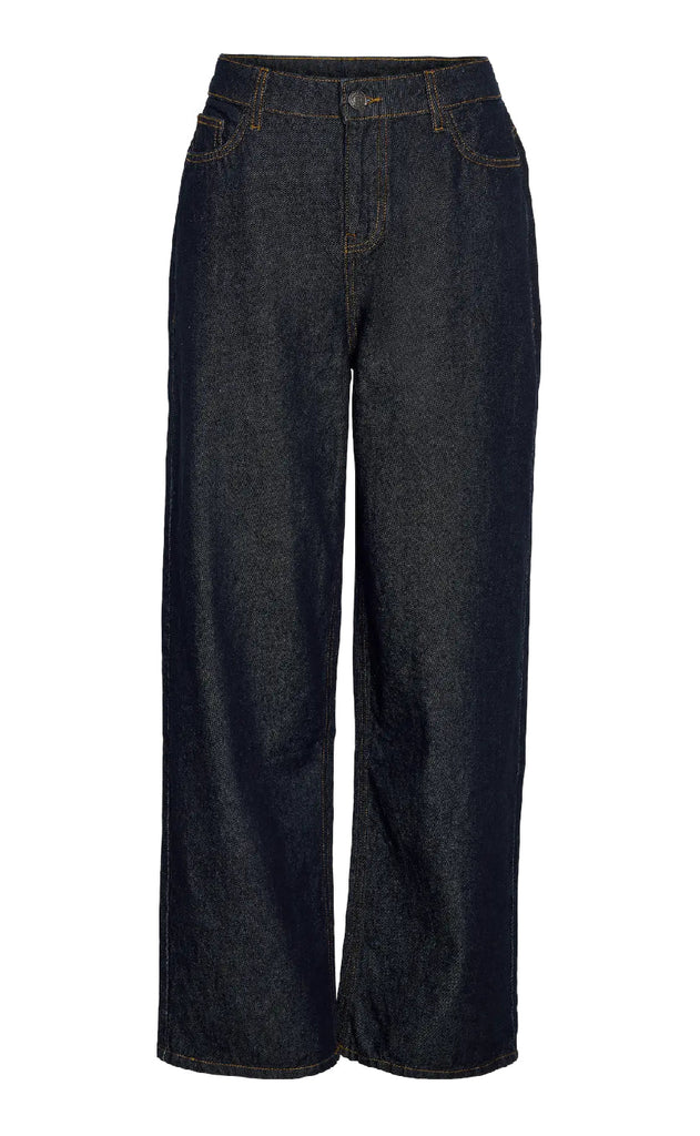 Noisy May Bukser - Alexa NW - Dark Blue Denim