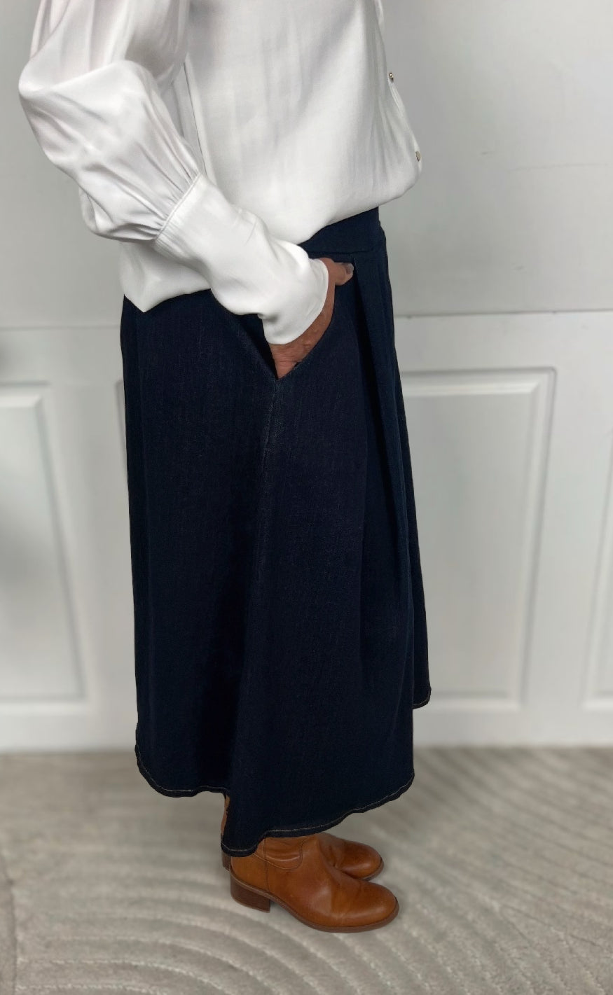 Marta Du Chateau Skjørt - Aila - Dark Blue