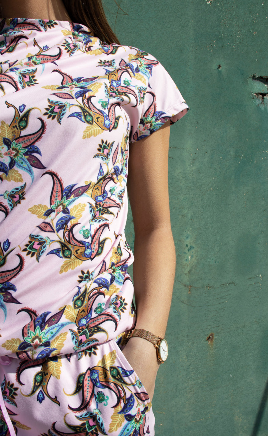 Liberte Topp - Alma - Rosa Multicolour Paisley