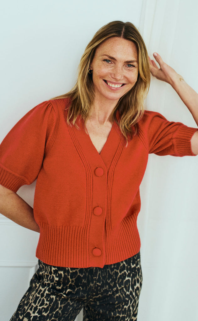 Freequent Cardigan - Alpi - Baked Apple