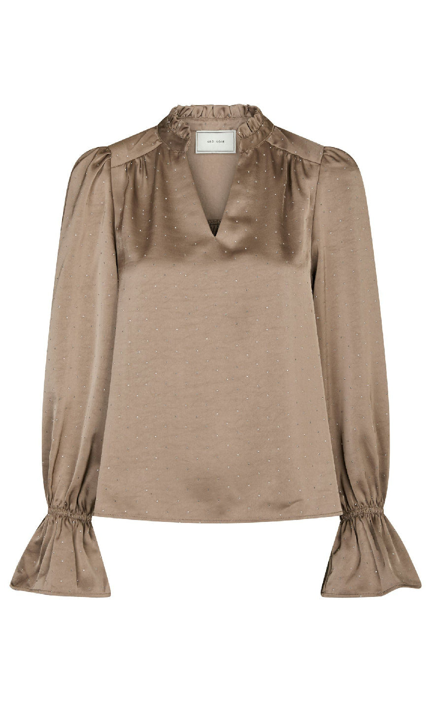 Neo Noir Bluse - Amara - Dark Taupe