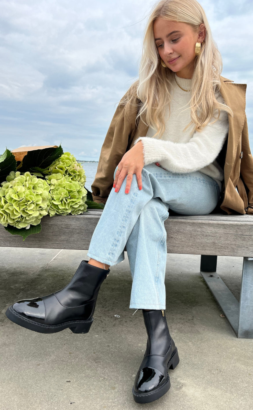 Copenhagen Shoes Støvler - Amie - Black Pant