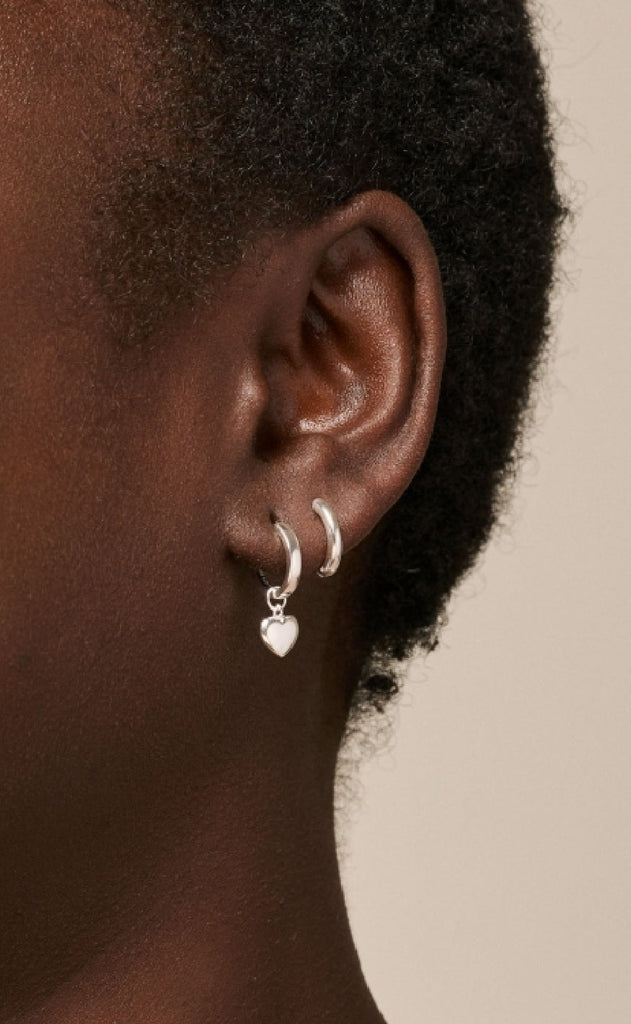 Enamel Copenhagen Øreringer - Amore - Silver Colour