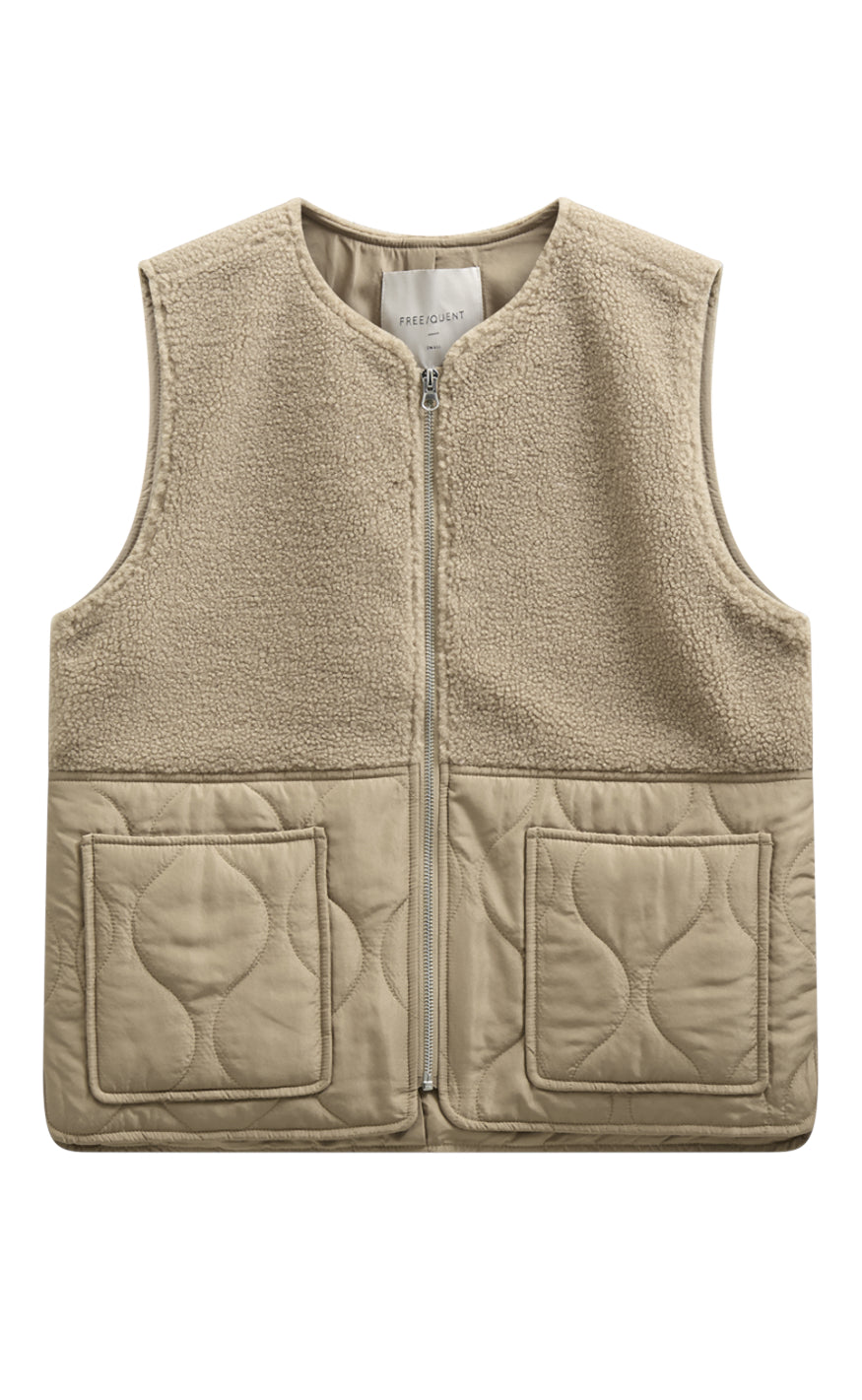 Freequent Vest - Amra - Silver Mink