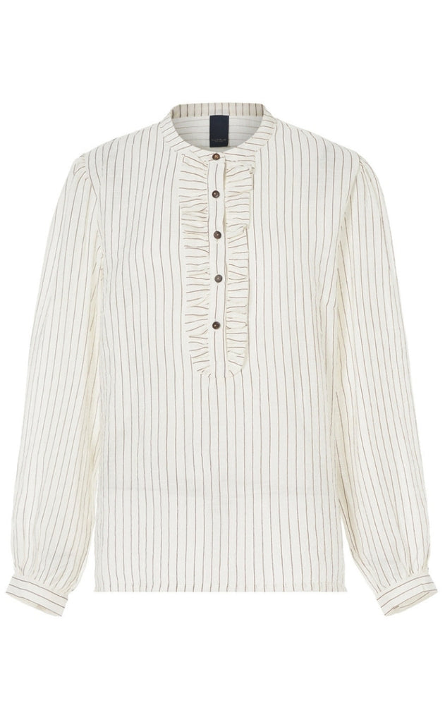 Luxzuz Bluse - Anso - Cream