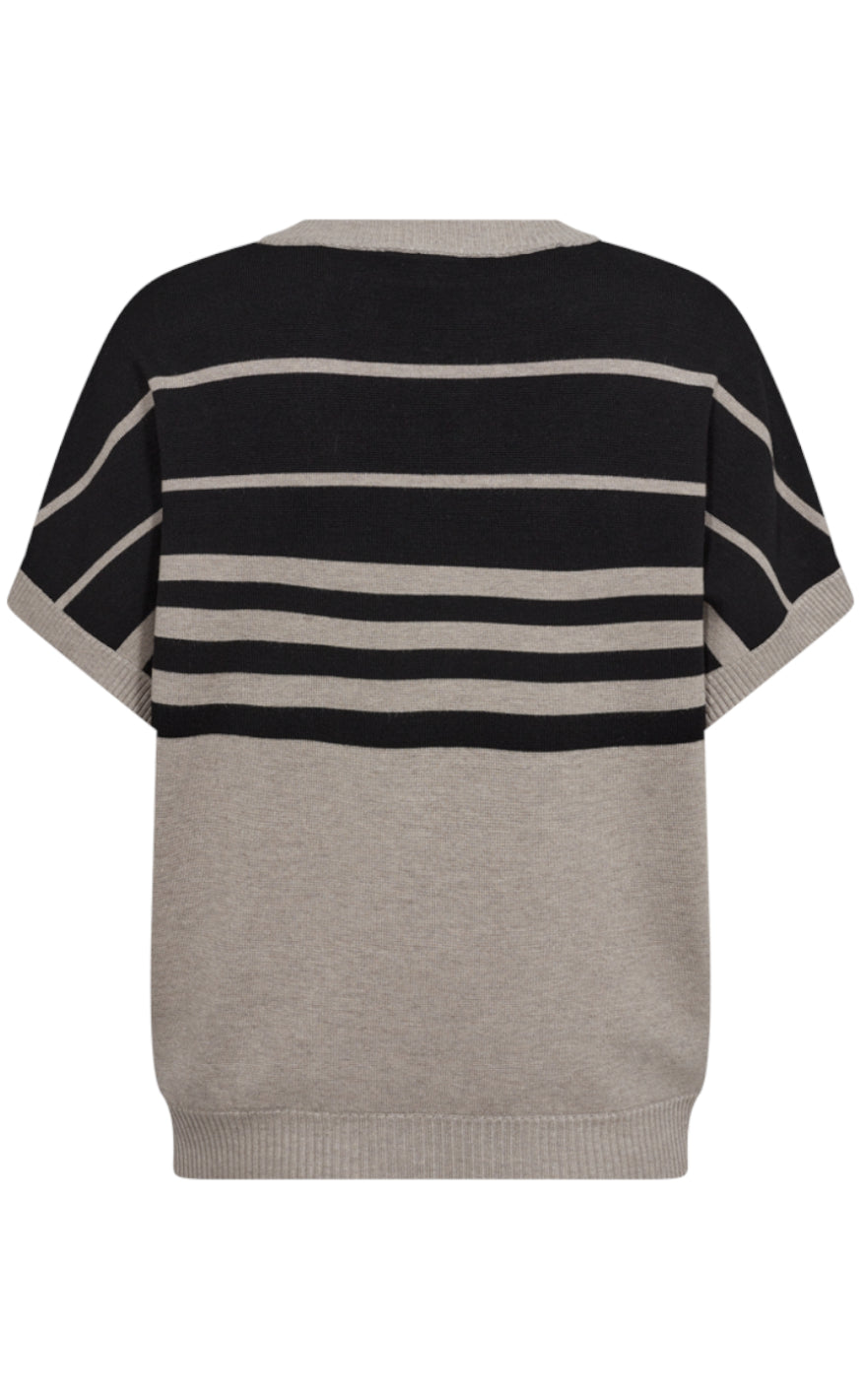 Freequent Pullover - Ani - Mushroom Mel W. Black