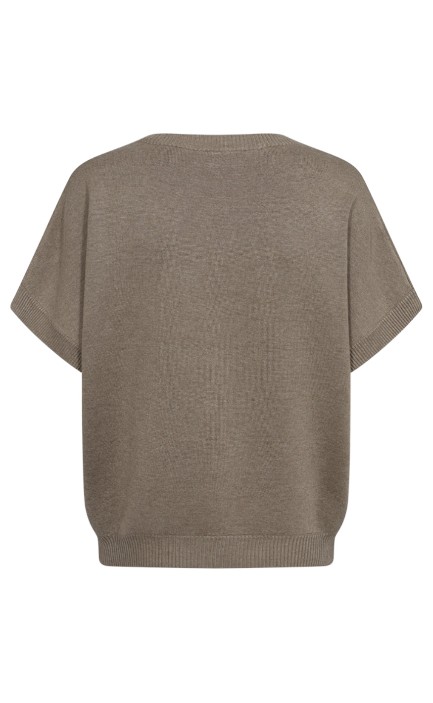 Freequent Bluse - Ani - Desert Taupe/Melange