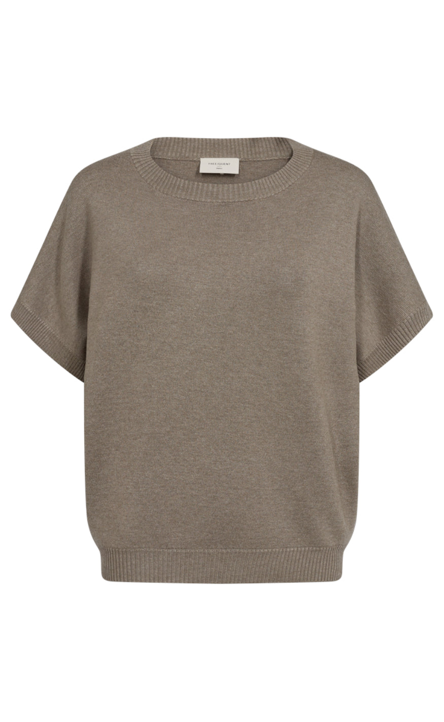 Freequent Bluse - Ani - Desert Taupe/Melange