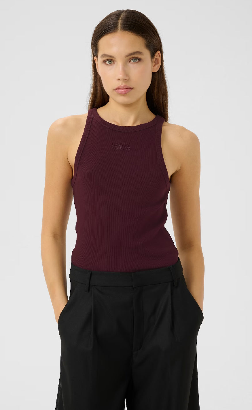 Gestuz Topp - Drew Rhinestone - Aronia