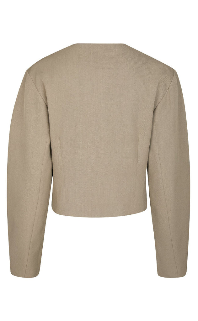 Neo Noir Blazer - Aranti Structure Curve - Warm Grey