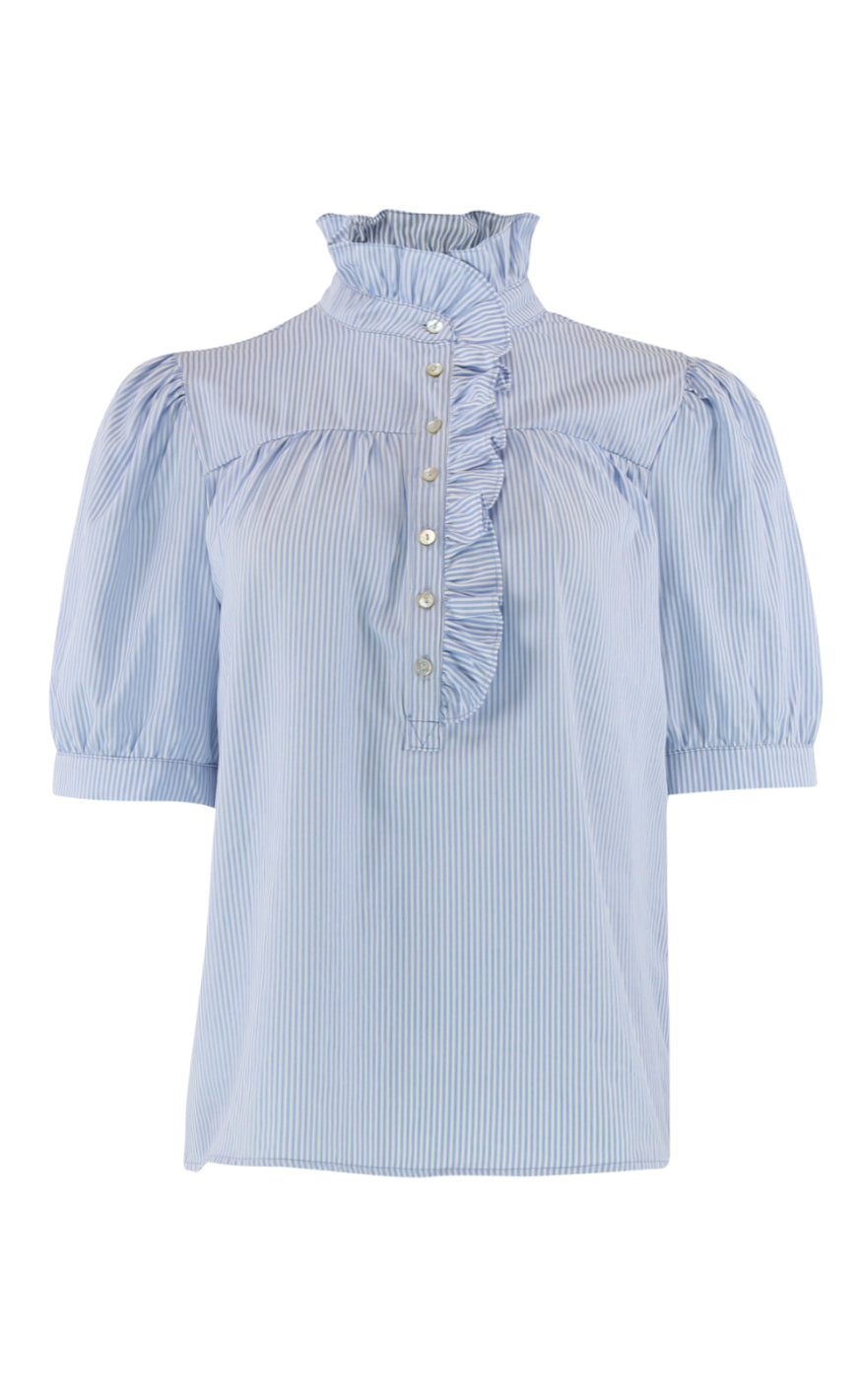 Continue Bluse - Ariana - Blue Stripe