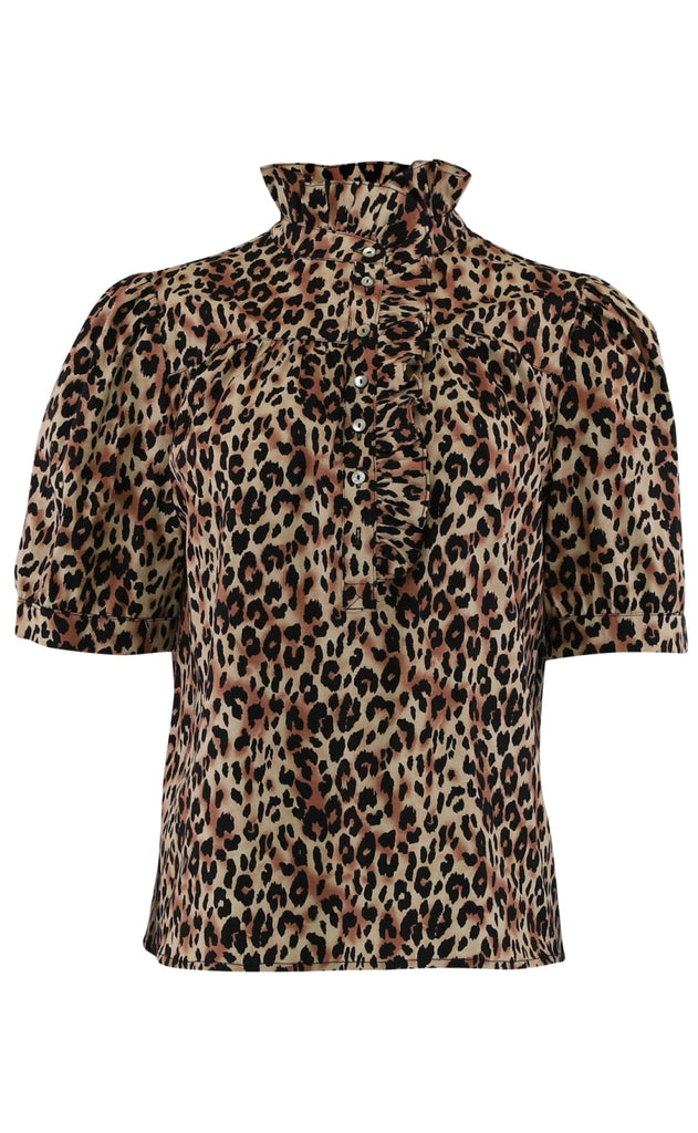 Continue Bluse - Ariana - Leo Print