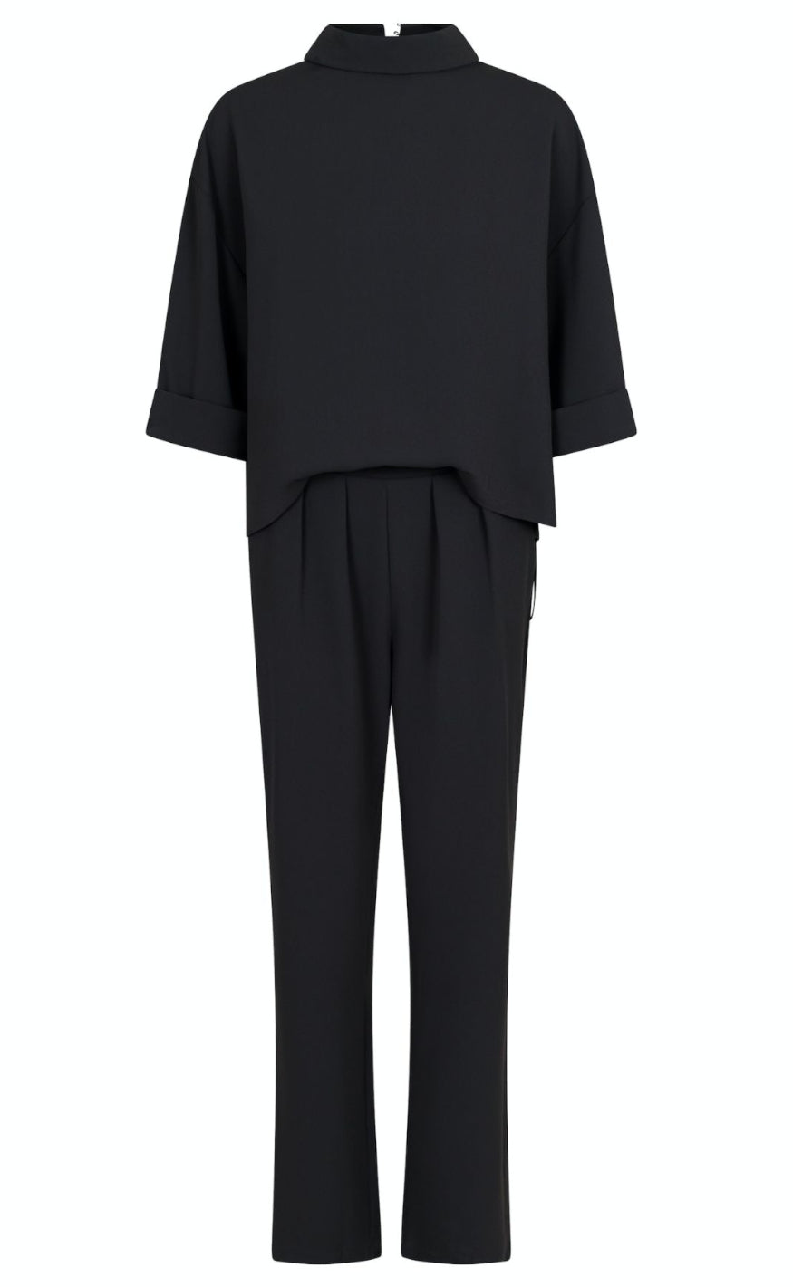 Neo Noir Jumpsuit - Arlo - Black