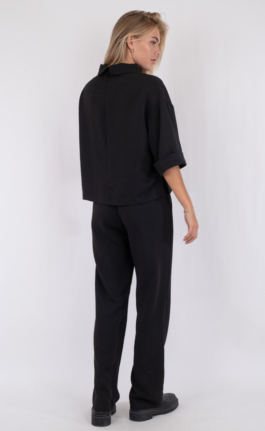 Neo Noir Jumpsuit - Arlo - Black