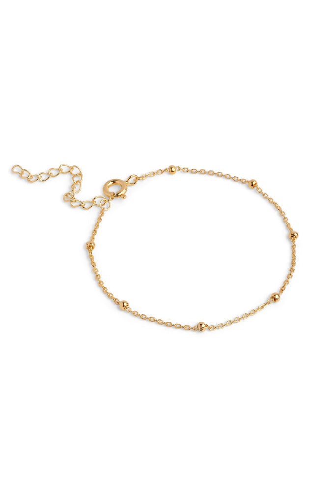 ENAMEL Copenhagen Armbånd - Beaded Chain - Gold Colour
