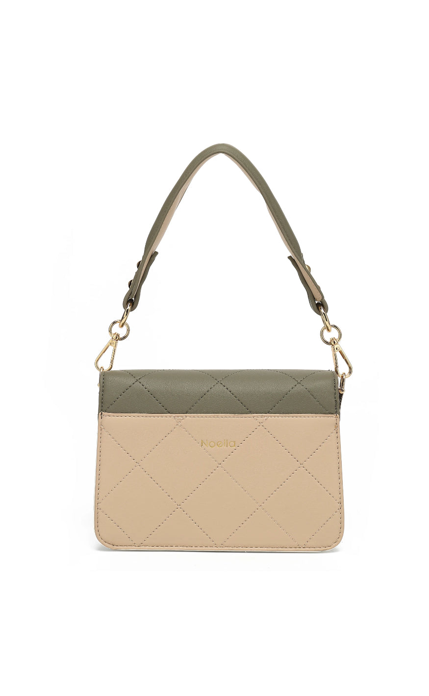 Noella Veske - Blanca Multi Medium - Army/ White/ Beige