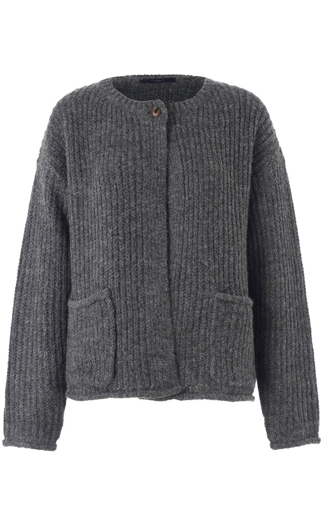 Luxzuz Cardigan - Jeantos - Asphalt