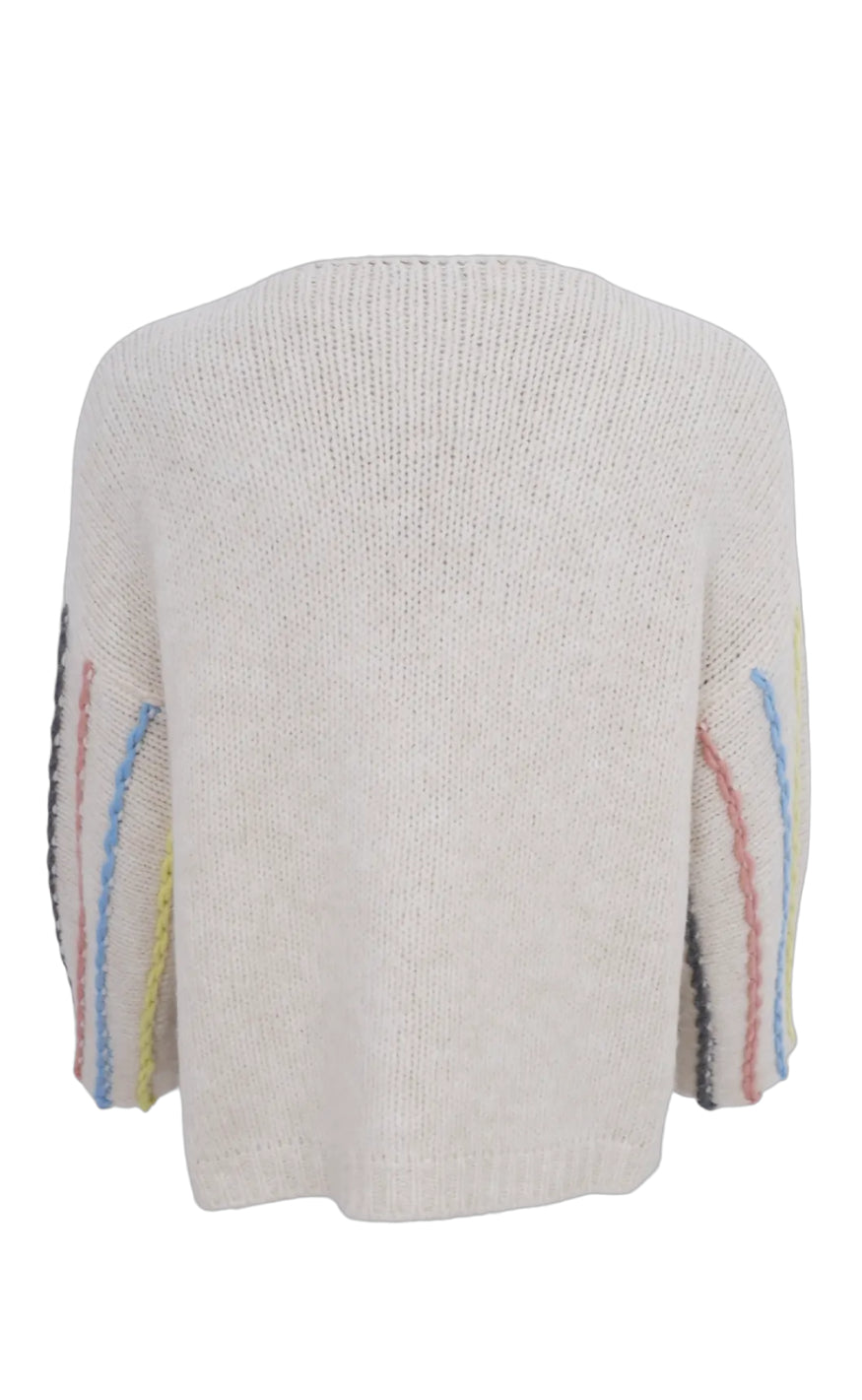 Black Colour Cardigan - Augusta - Natural