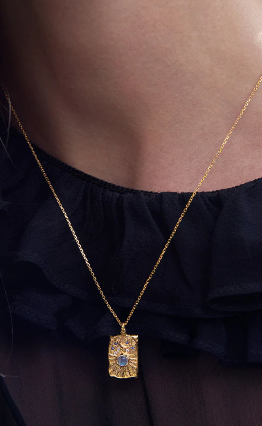 Maanesten Halskjede - Aylin - Gold
