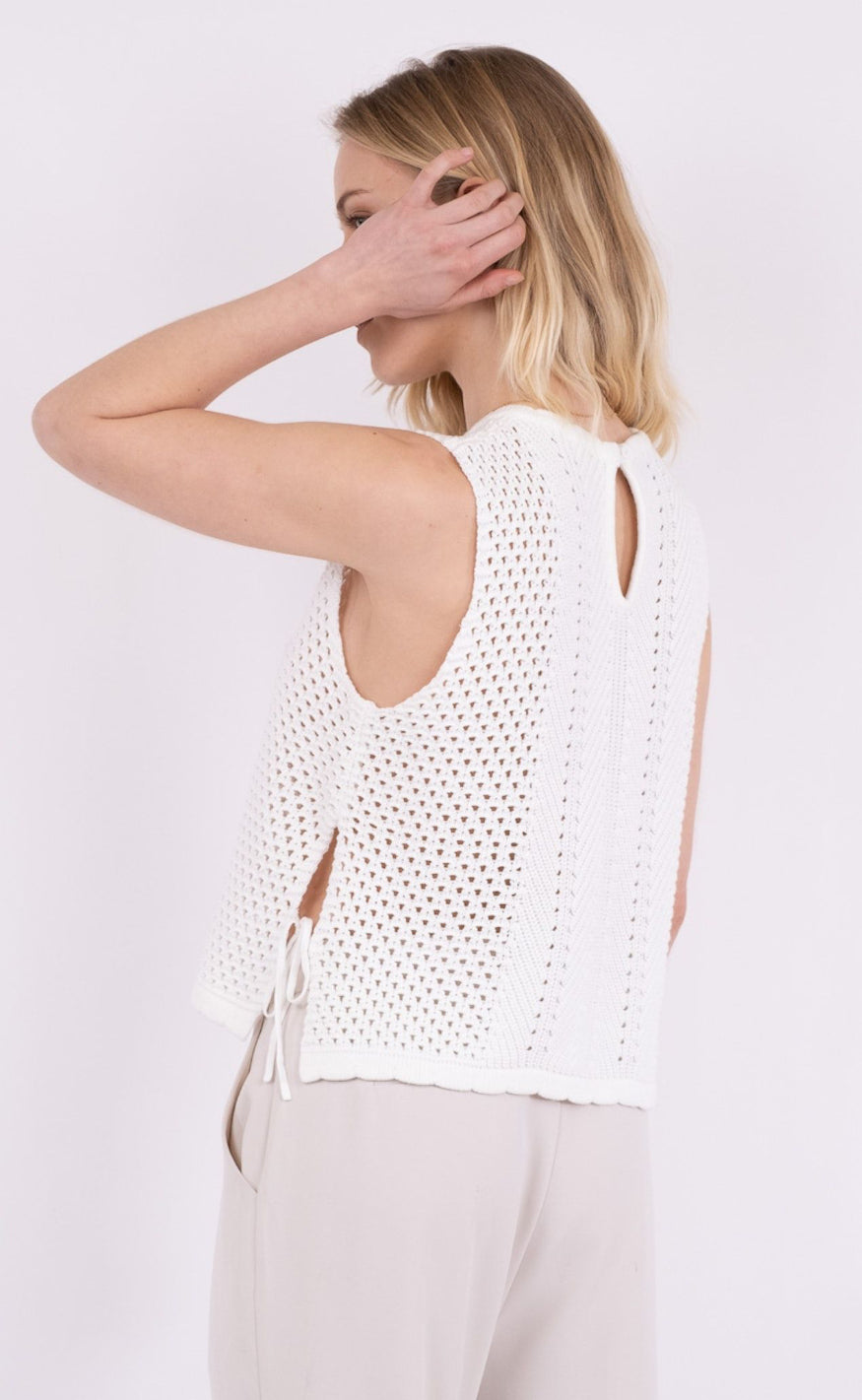 Neo Noir Topp - Aza Crochet - Off White