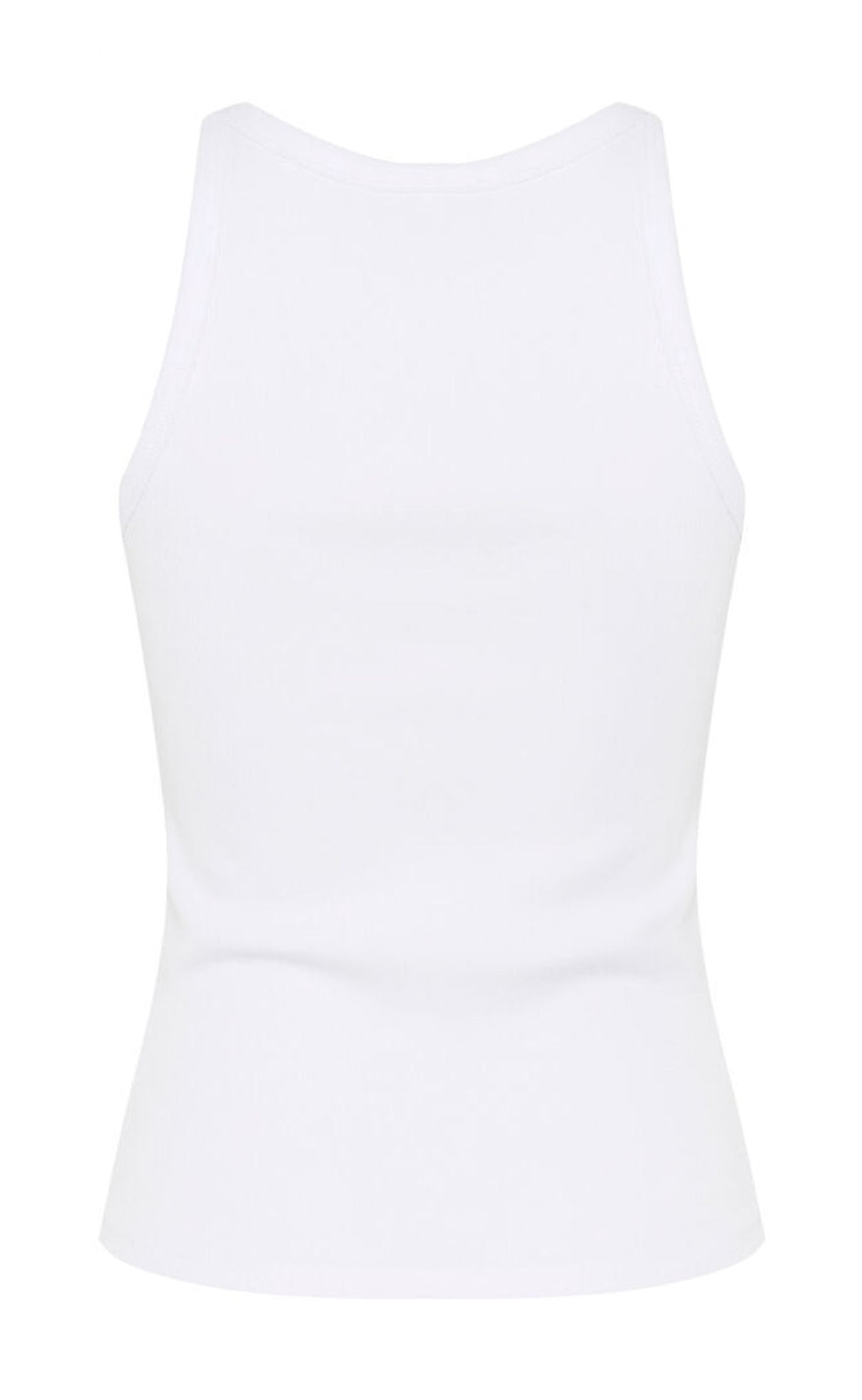 Gestuz Topp - Drew Logo Tank 2.0 - Bright White