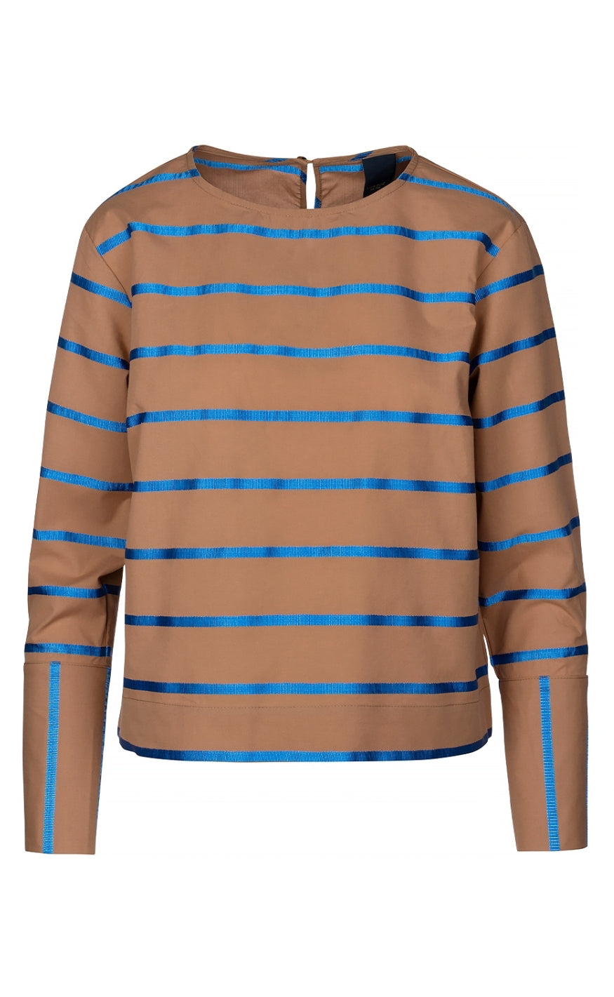 One Two Luxzuz Bluse - Albin - Bone Brown