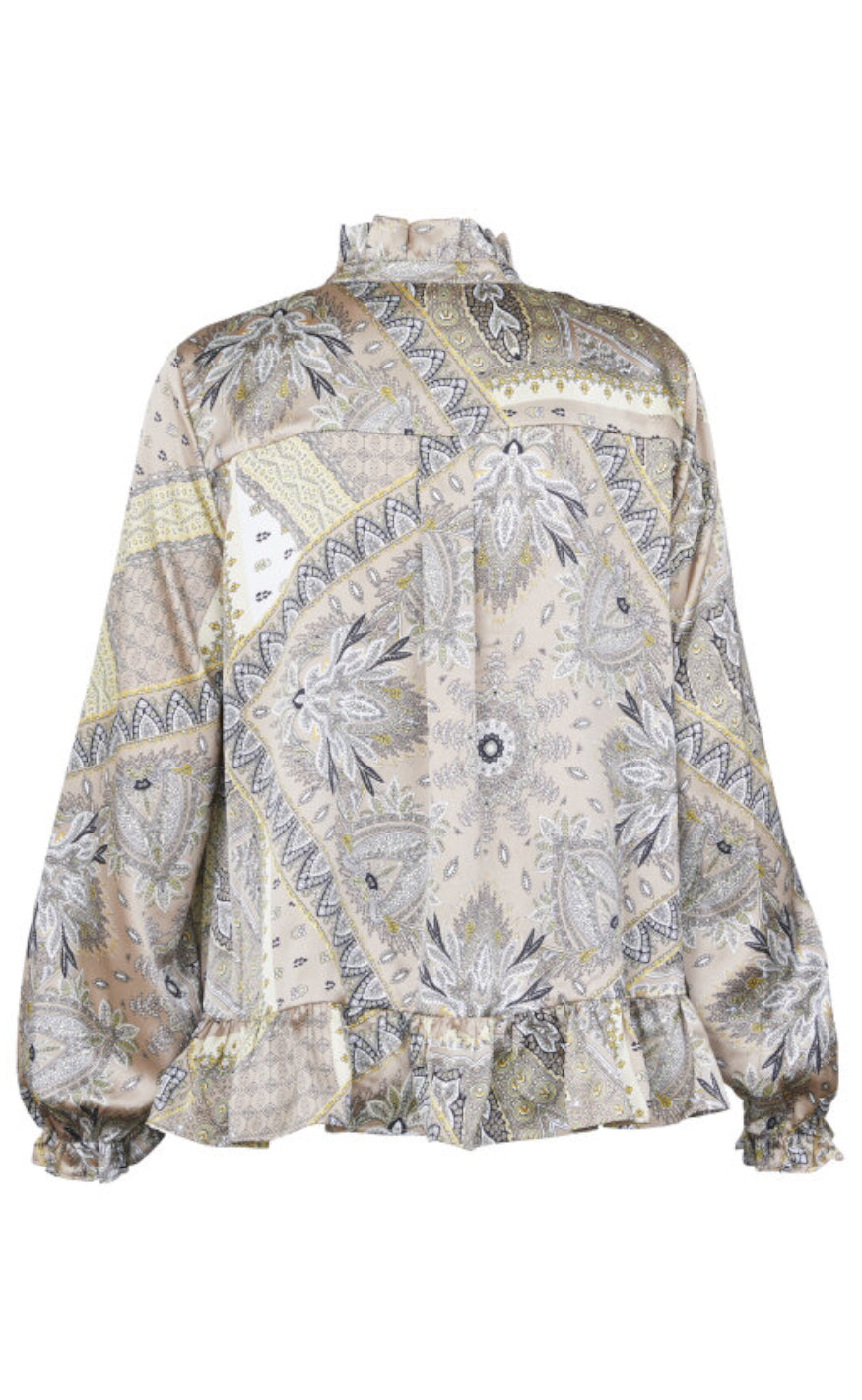 Love & Divine Bluse - Love1071 - Earth Paisley