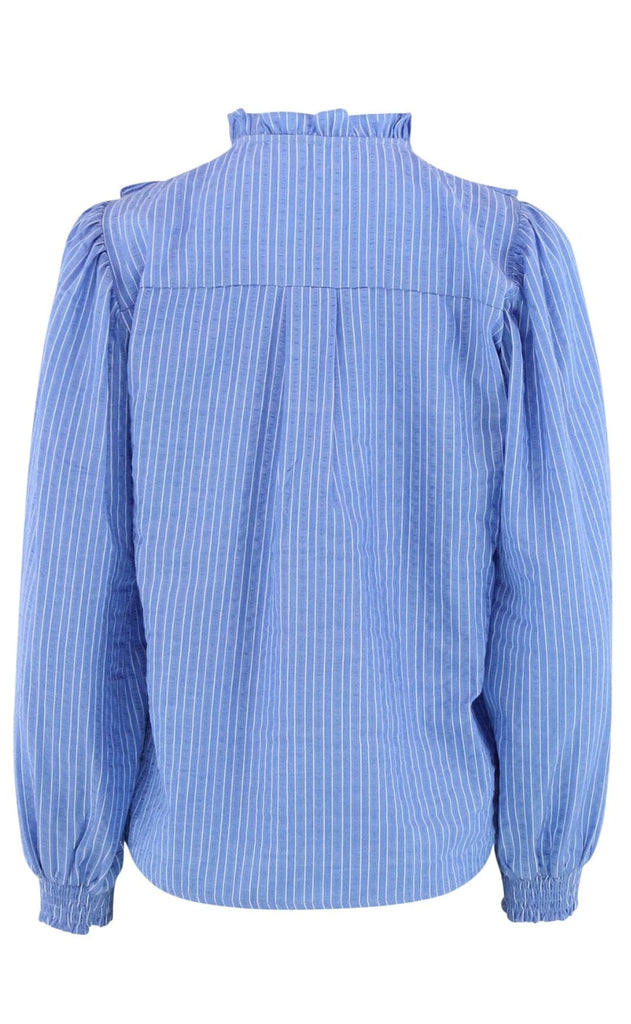 Continue Bluse - Silke Stripe - Blue Stripe