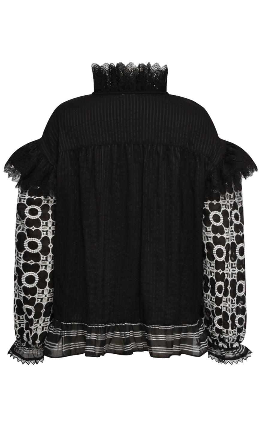 Gossia Bluse - Ninne - Black Mix