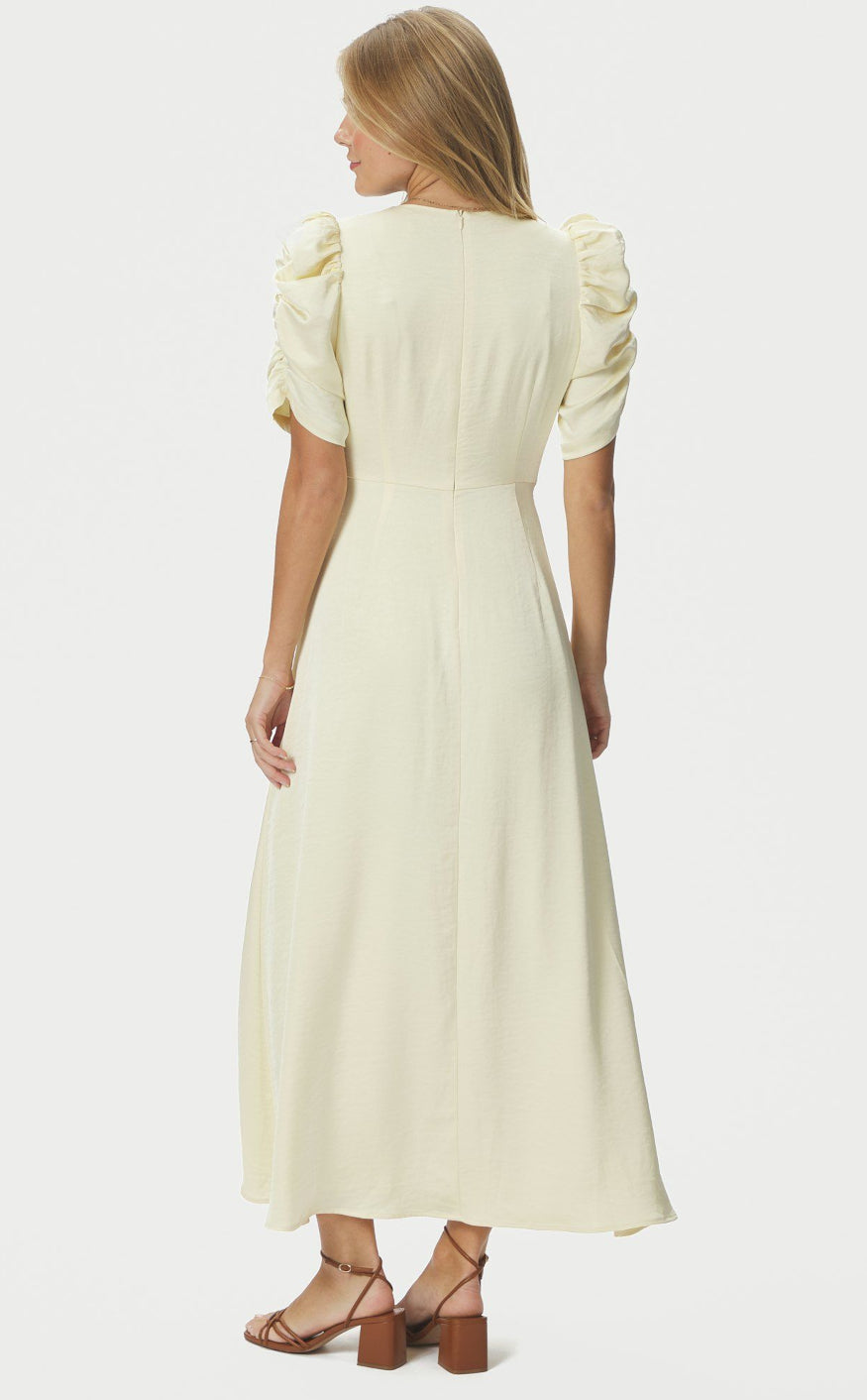 Neo Noir Kjole - Benuti Solid - Light Yellow