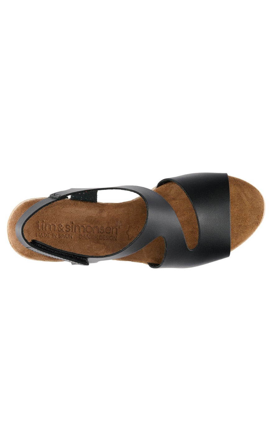 Tim & Simonsen Sandaler - Katia Nature - Negro