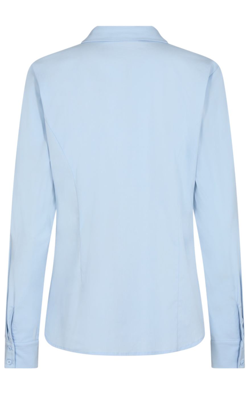 Freequent Skjorte - Oriana - Chambray Blue