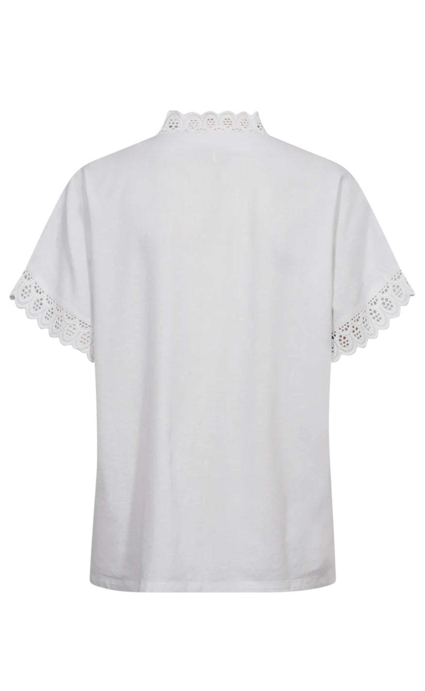 Freequent Bluse - Larry - Brilliant White