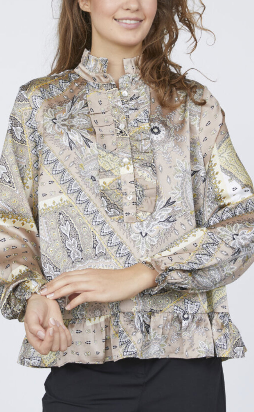 Love & Divine Bluse - Love1071 - Earth Paisley