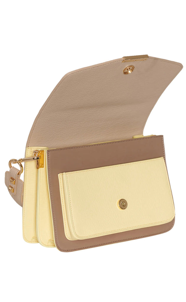 Noella Veske - Blanca Multi Compartment - Pastel Yellow/Taupe