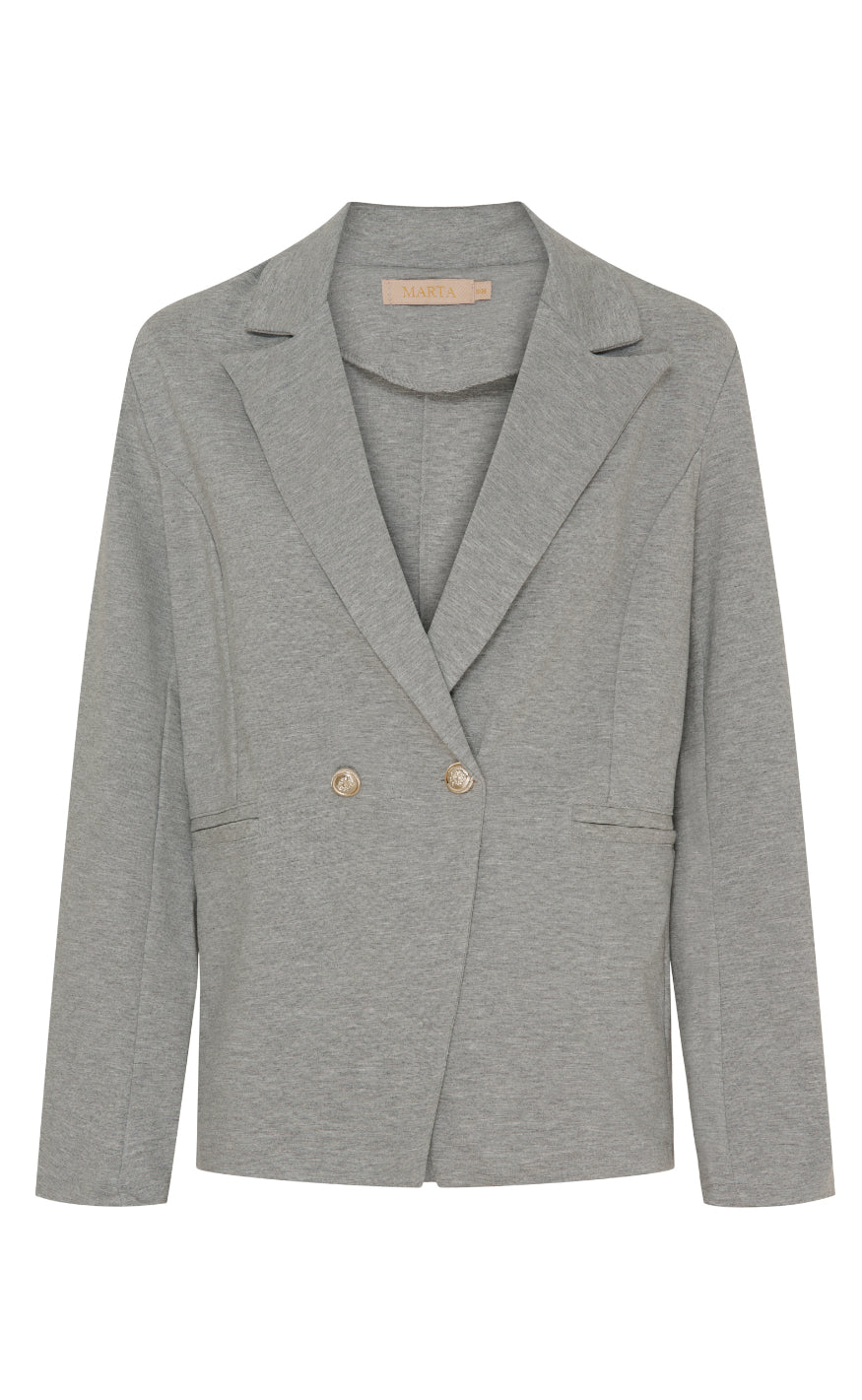Marta Du Chateau Blazer - 85641-1 Vivian - Grey Melange