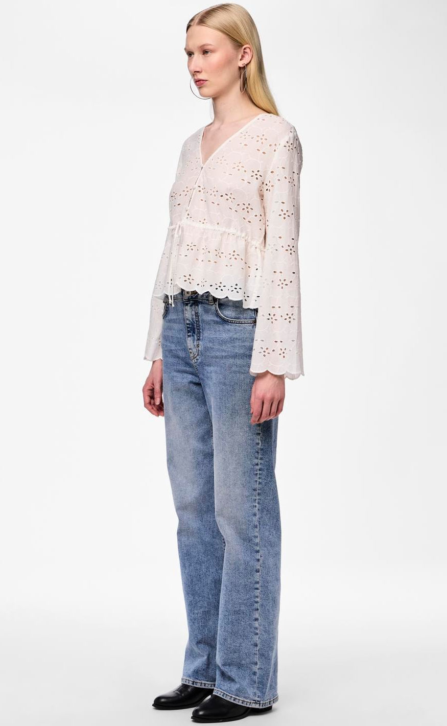 PIECES Topp - Armorine - Cloud Dancer