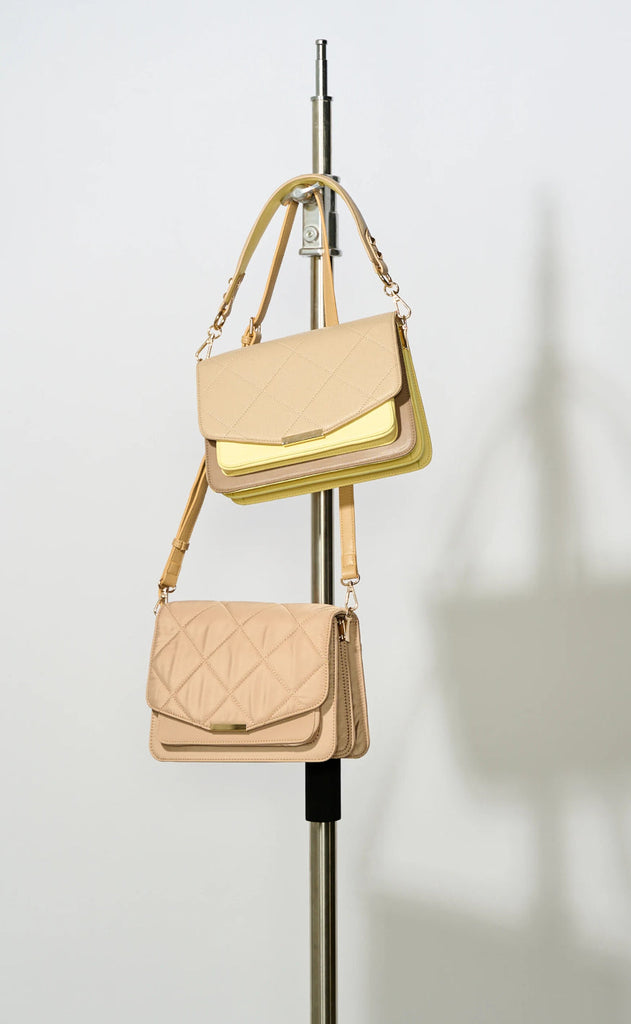 Noella Veske - Blanca Multi Compartment - Pastel Yellow/Taupe