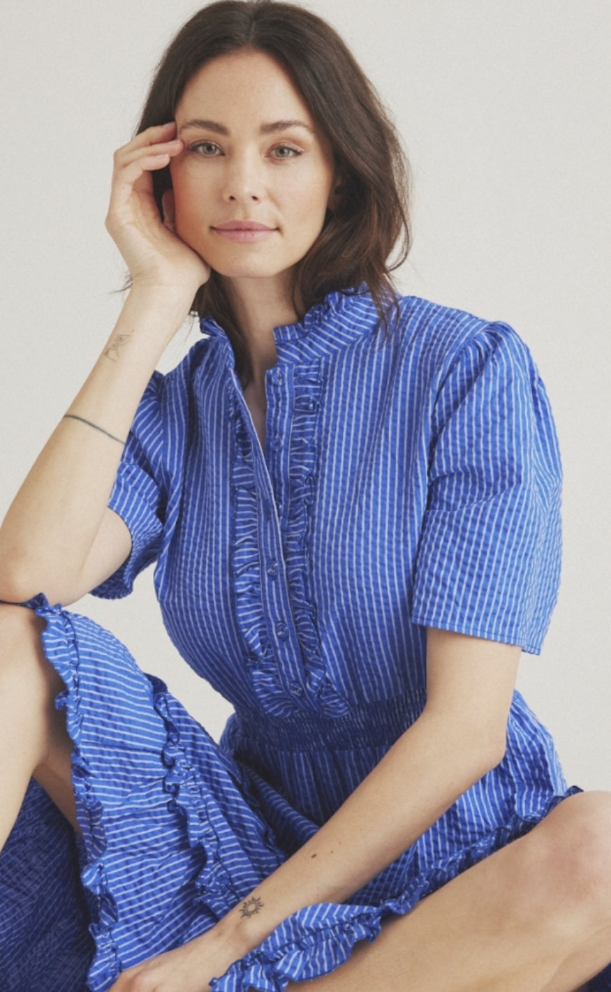 One Two Luxzuz Kjole - Beebin - 556 Palace Blue