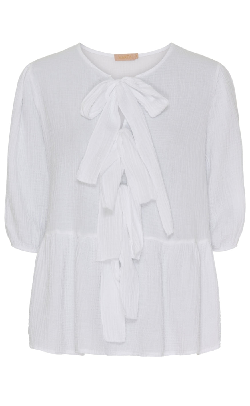 Marta Du Chateau Bluse - 6167 - White