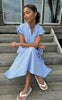 Continue Kjole - Bea - Blue Stripe