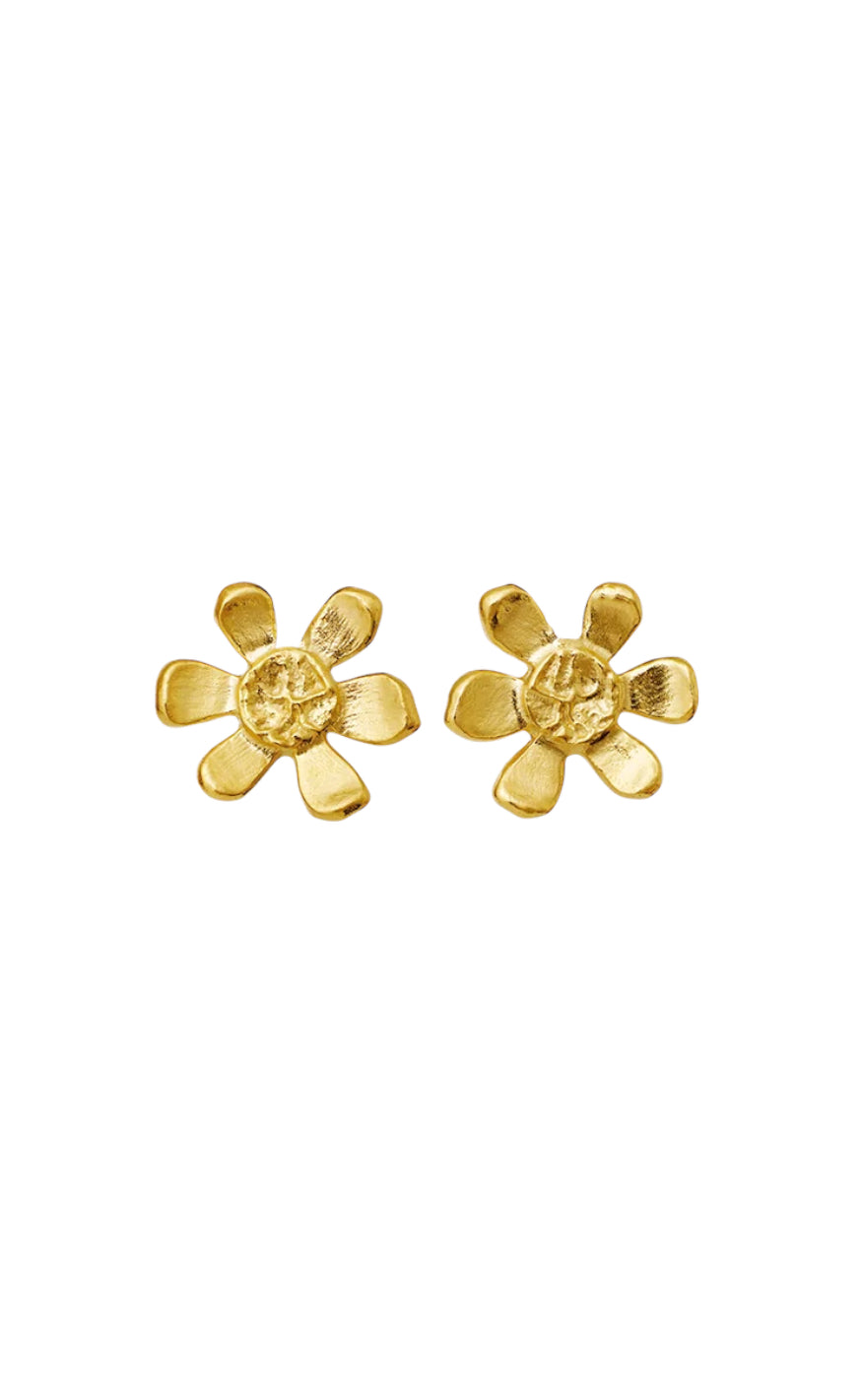Maanesten Øreringer - Blossom - Gold Colour