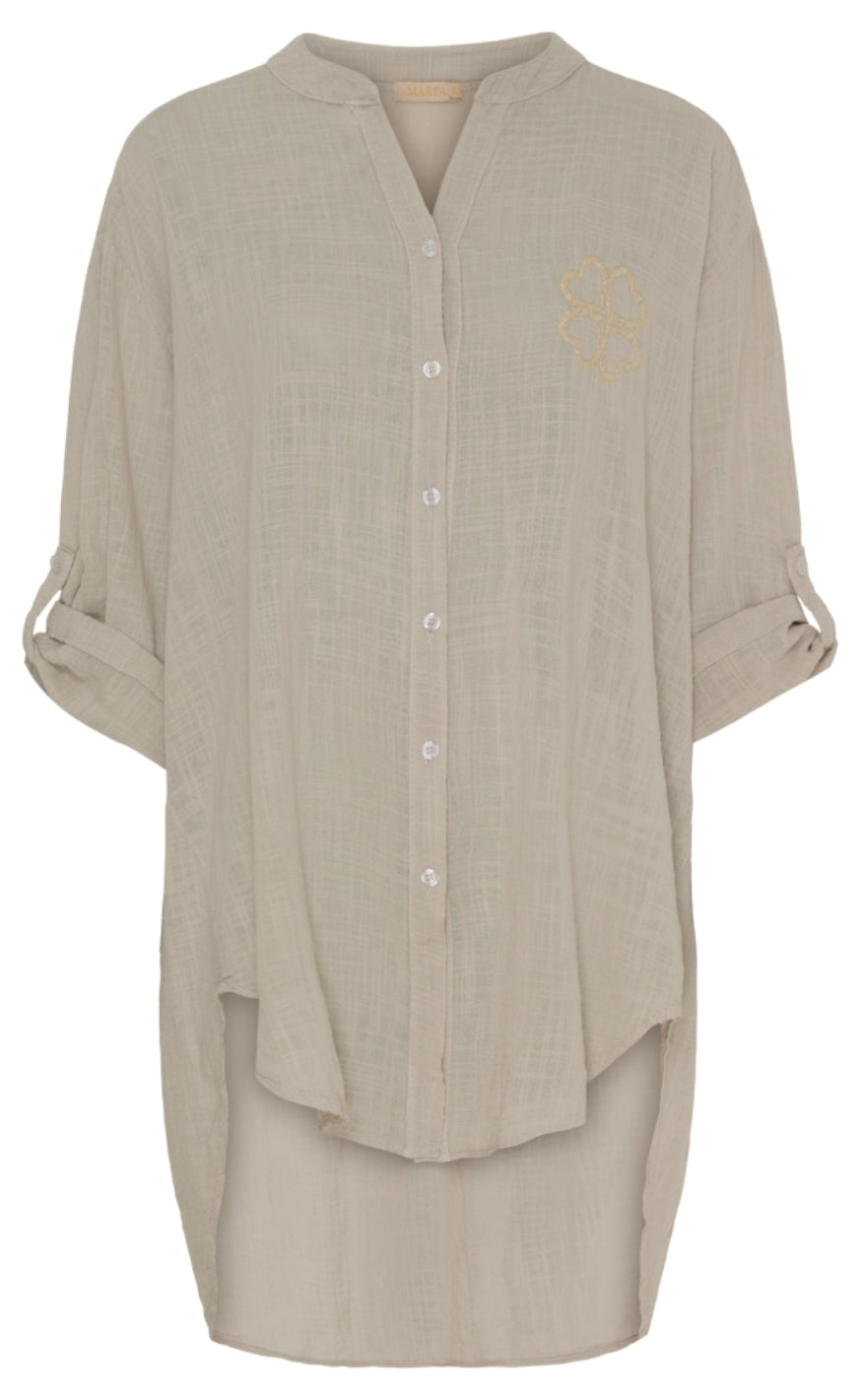 Marta Du Chateau Skjorte - 20002 Adelheid - Beige