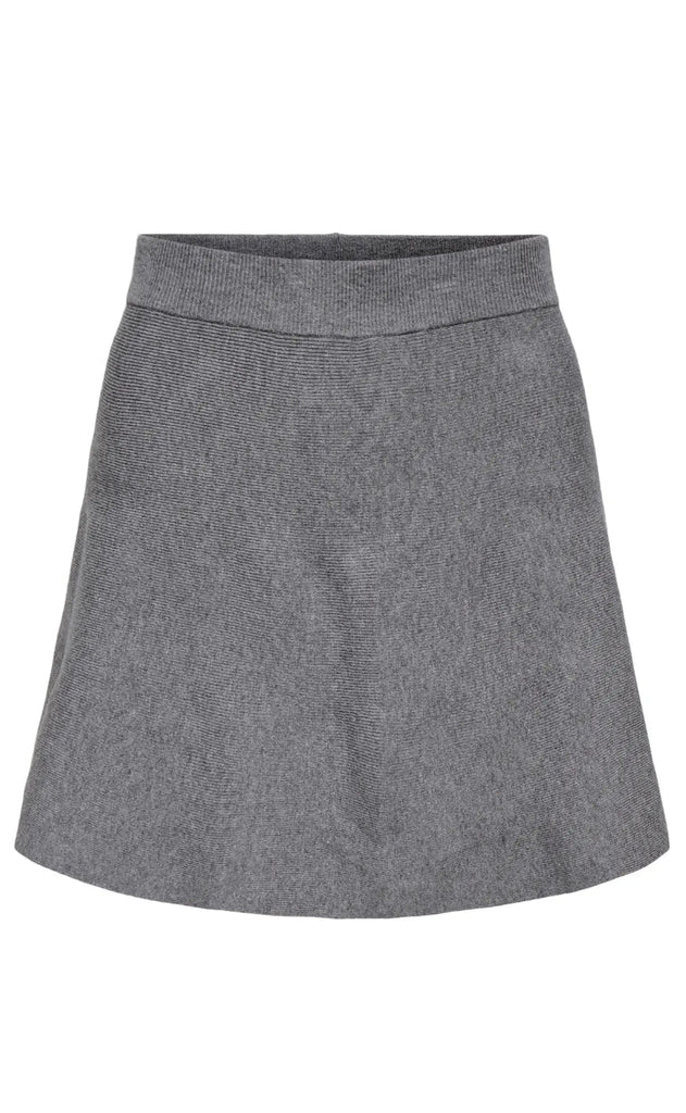 ONLY Skjørt - Cosima - Medium Grey Melange