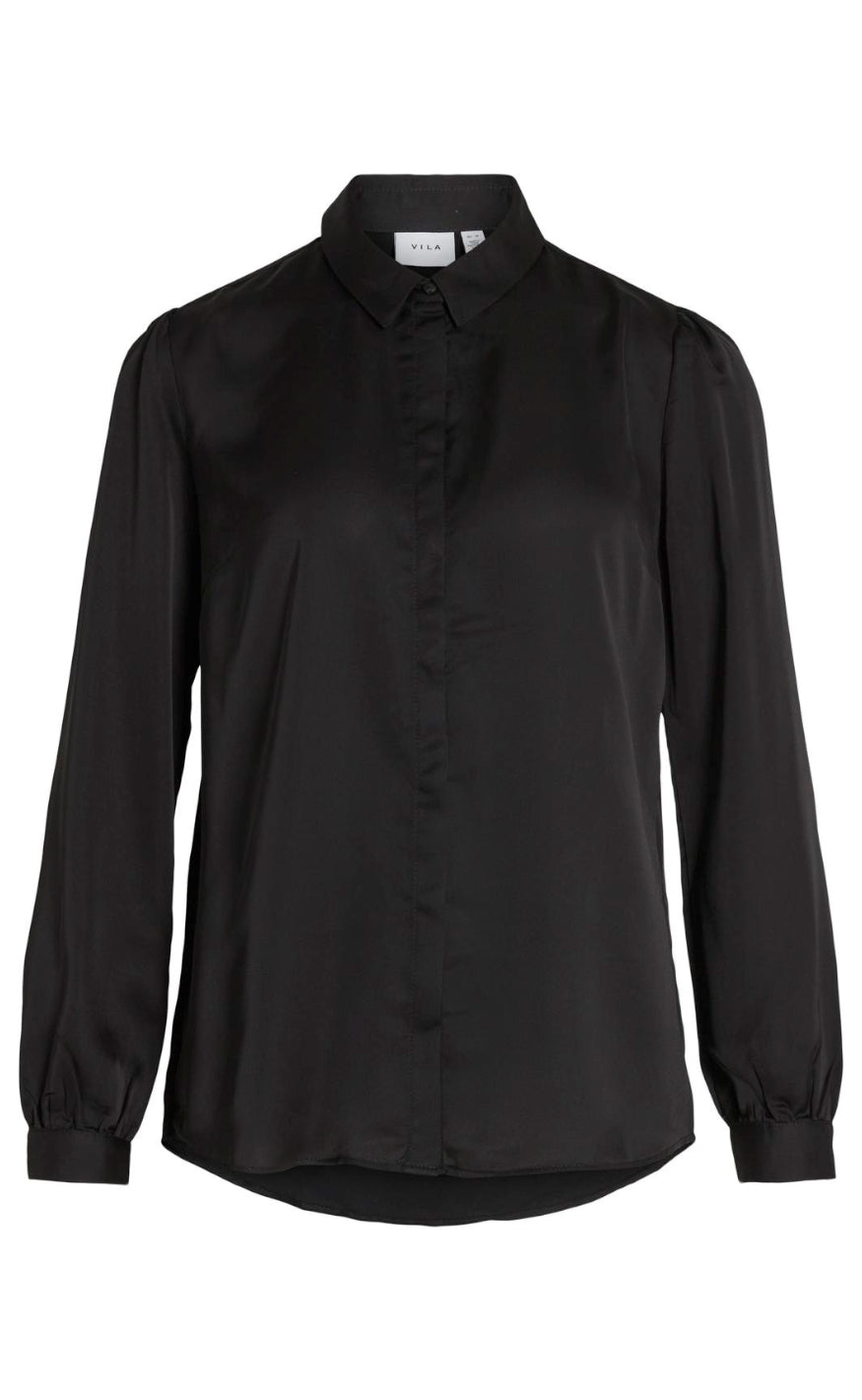 VILA Skjorte - Ellette - Black