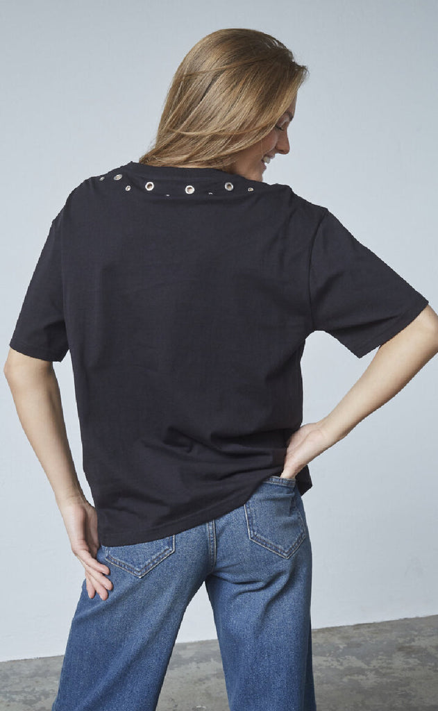 Sisters Point T-shirt - Heba-SS - Black