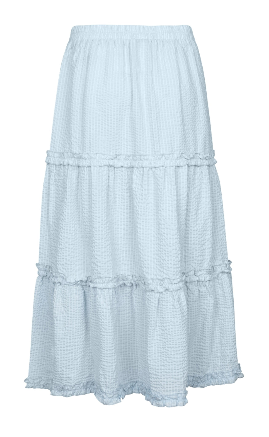 One Two Luxzuz Skjørt - Babano - Chambray Blue